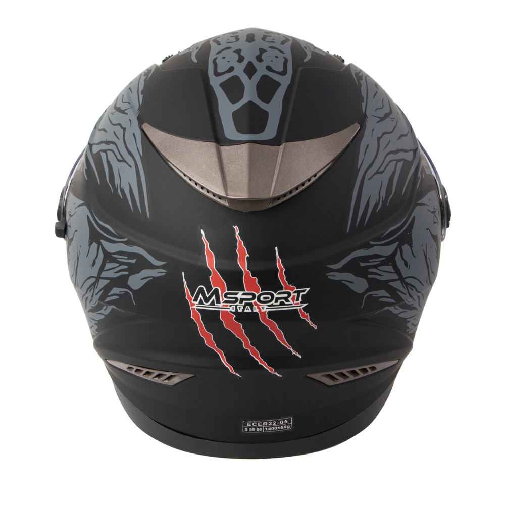Casco Moto Integrale Omologato ECE con doppia visiera antiappannamento
