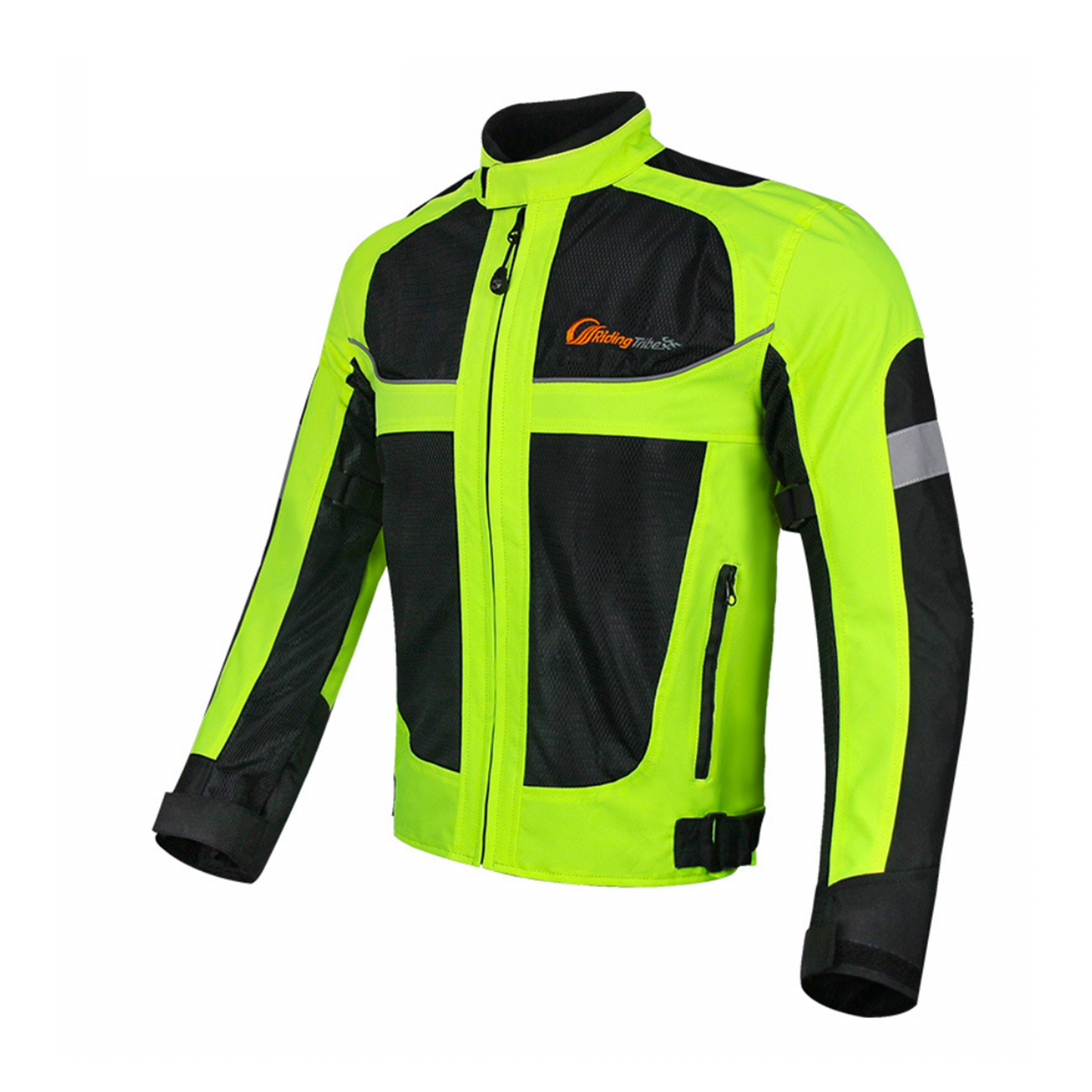 Reflektierende Motorradjacke mit abnehmbarem Schutz