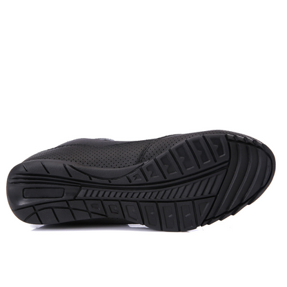 Scarpe Moto in Pelle di bovino Traspirante Antiscivolo