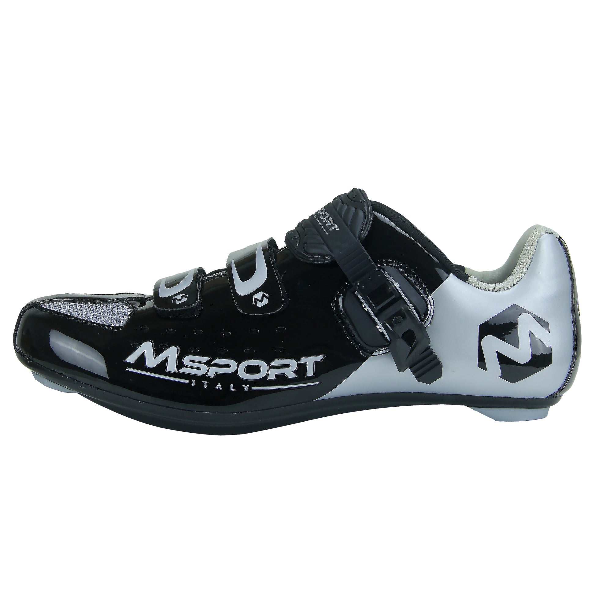 Milazzo Scarpe da ciclismo, da corsa, da uomo, da corsa, mountain bike, traspiranti, look compatibile SPD SPD-SL Delta Lock, nero/bianco, 43 EU Milazzo Scarpe da ciclismo, da corsa, da uomo, da corsa, mountain bike, traspiranti, look compatibile SPD SPD-SL Delta Lock, nero/bianco, 43 EU