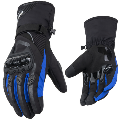 Guanti Moto Invernali Termici 100% Impermeabili – Protezione Antivento, Caldi e Confortevoli per Tutte le Stagioni