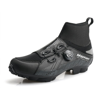 Scarpe Ciclismo MTB Invernale Antiscivolo Antipioggia, Scarpe Mountain Bike Uomo/Donna Compatibile Pedali SPD