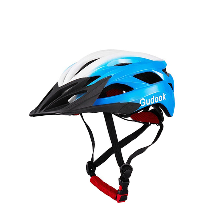 Cycling helmet with rear light