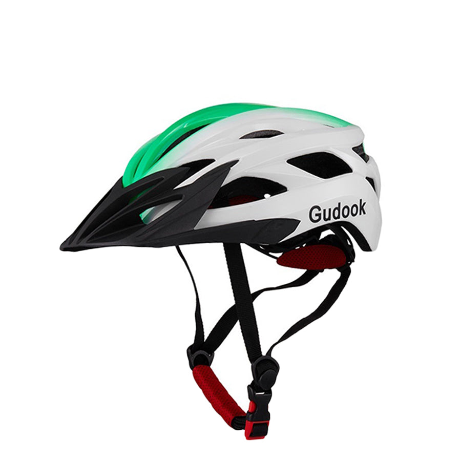 Cycling helmet with rear light