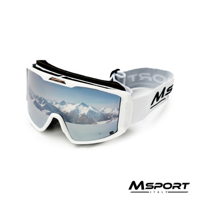 Maschera da Sci Antinebbia – Compatibile con Occhiali da Vista (OTG), Protezione UV400 e Visione Chiara per Sci e Snowboard
