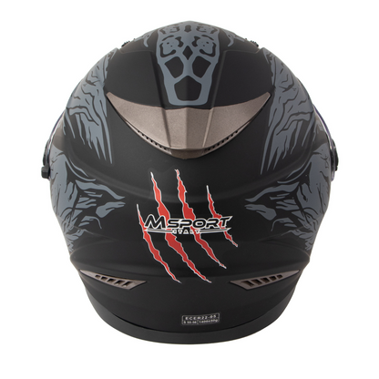 Casco Moto Integrale Omologato ECE con doppia visiera antiappannamento