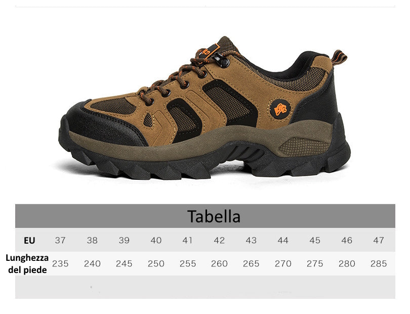 Scarpe da Trekking Traspiranti e Antiscivolo – Comfort e Stabilità per Montagna e Outdoor