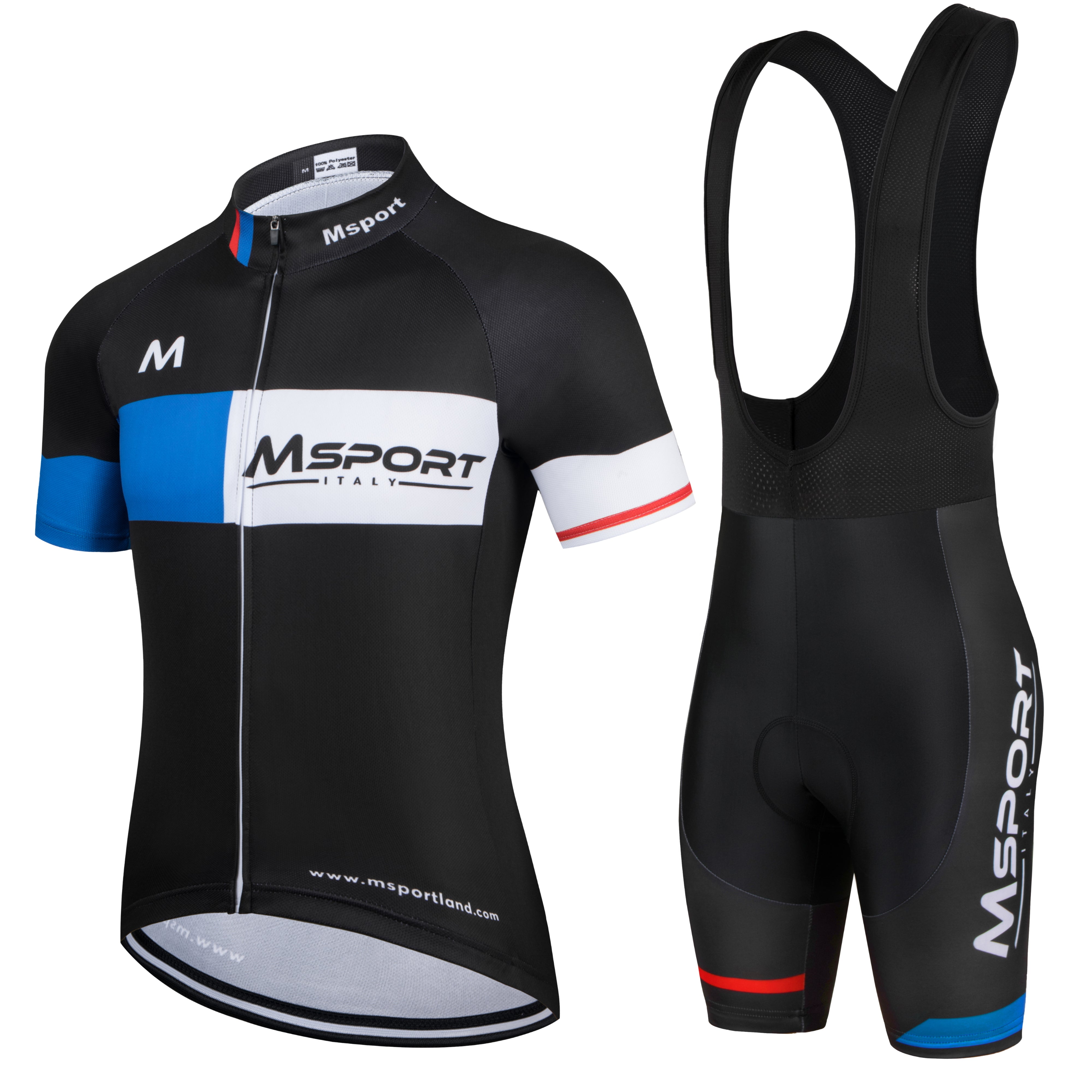 Abbigliamento ciclismo set completo + Salopette Pantaloncini